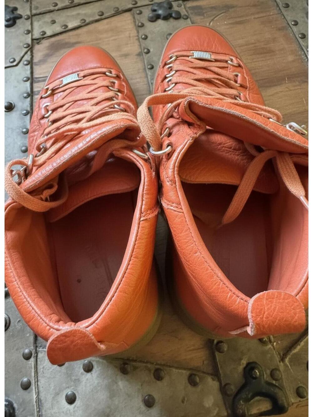 Rare Size 10 Orange Balenciaga Mens - Picture 7 of 8